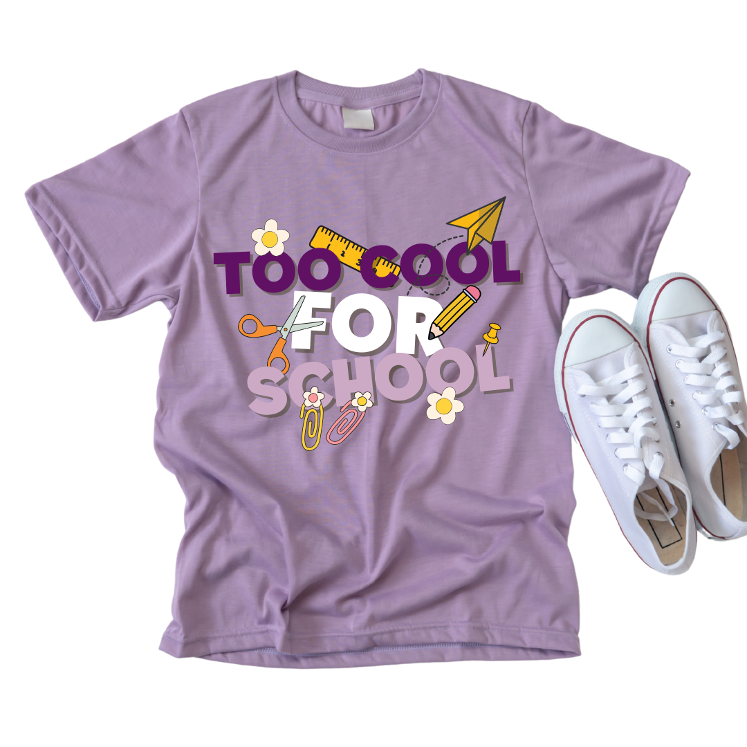 Purple and Yellow School T-shirt Feature Instagram Post