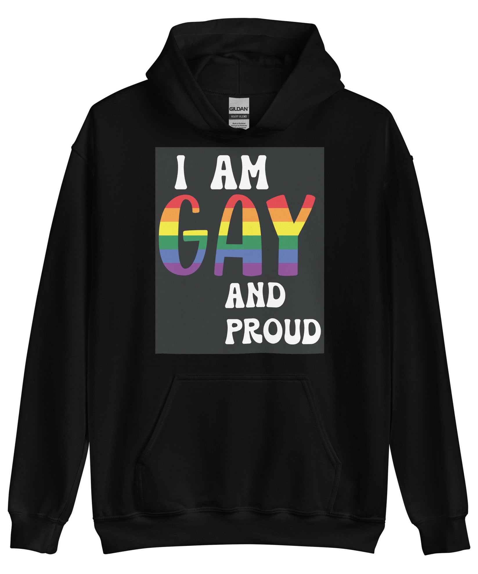 I am gay and proud - Unisex Hoodie