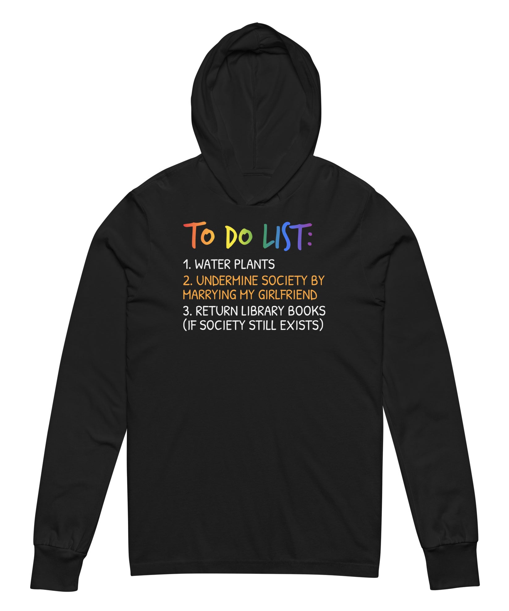 To do list - Hooded long-sleeve tee