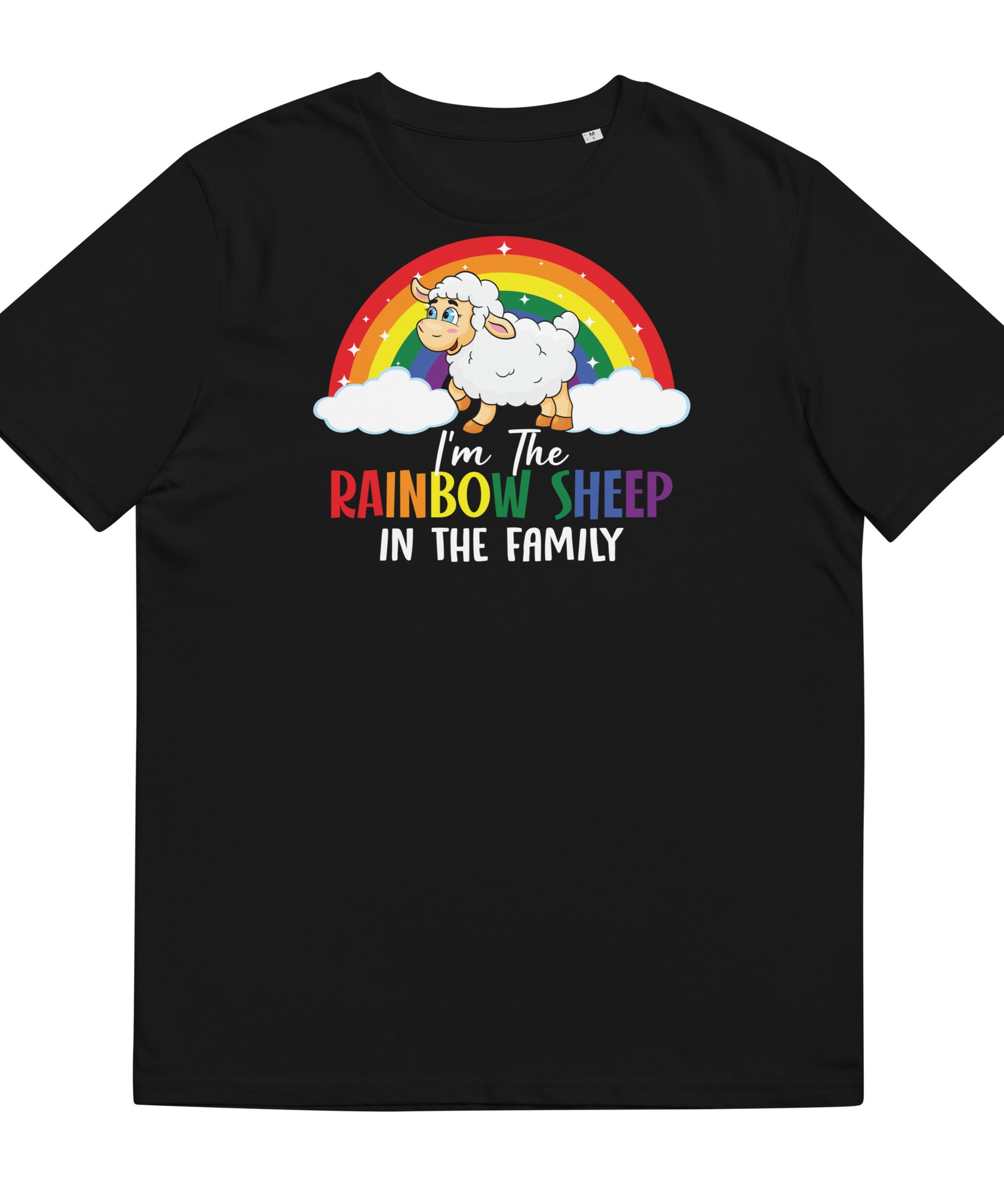 Rainbow sheep - Unisex organic cotton t-shirt