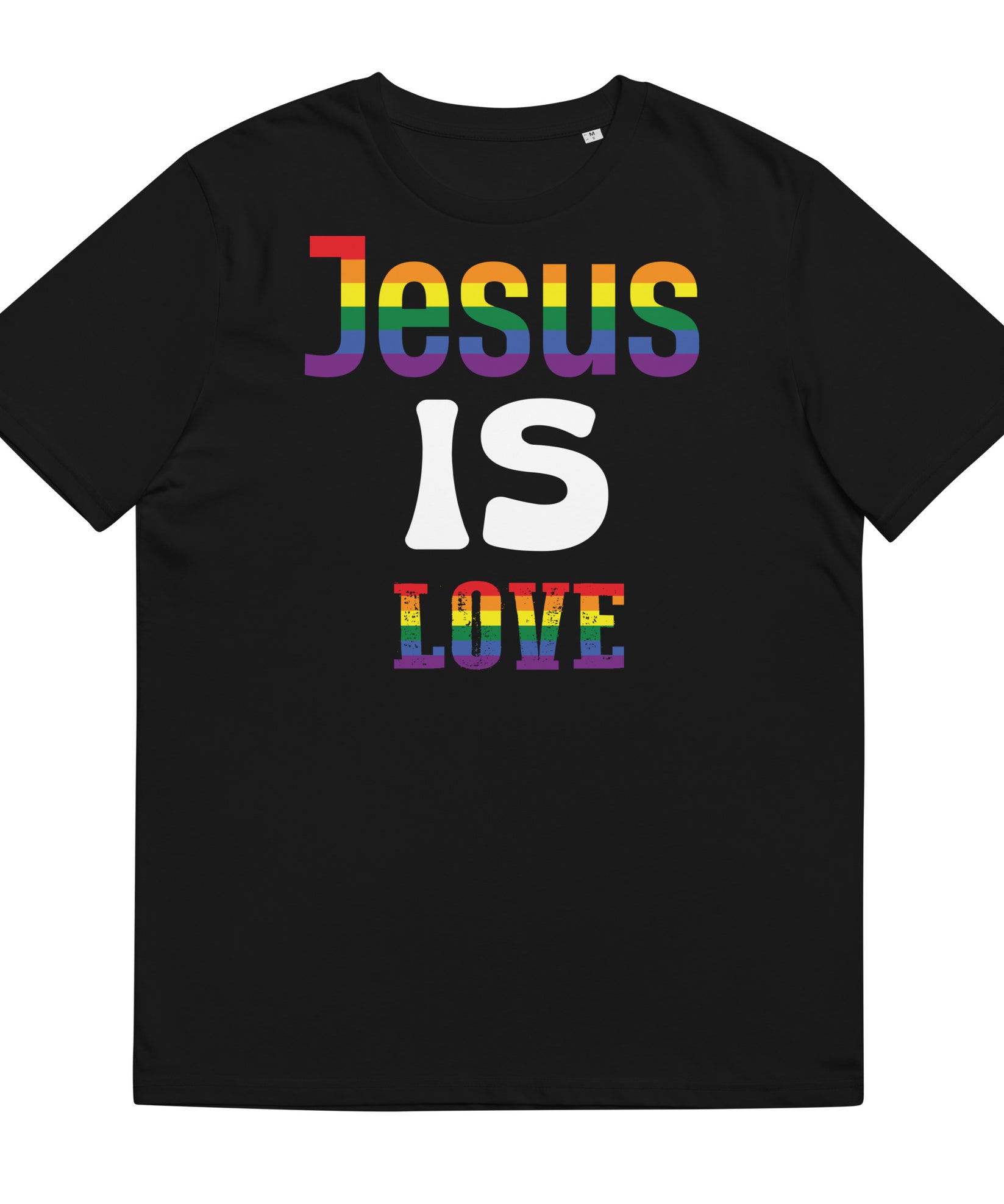 Jesus is love - Unisex organic cotton t-shirt