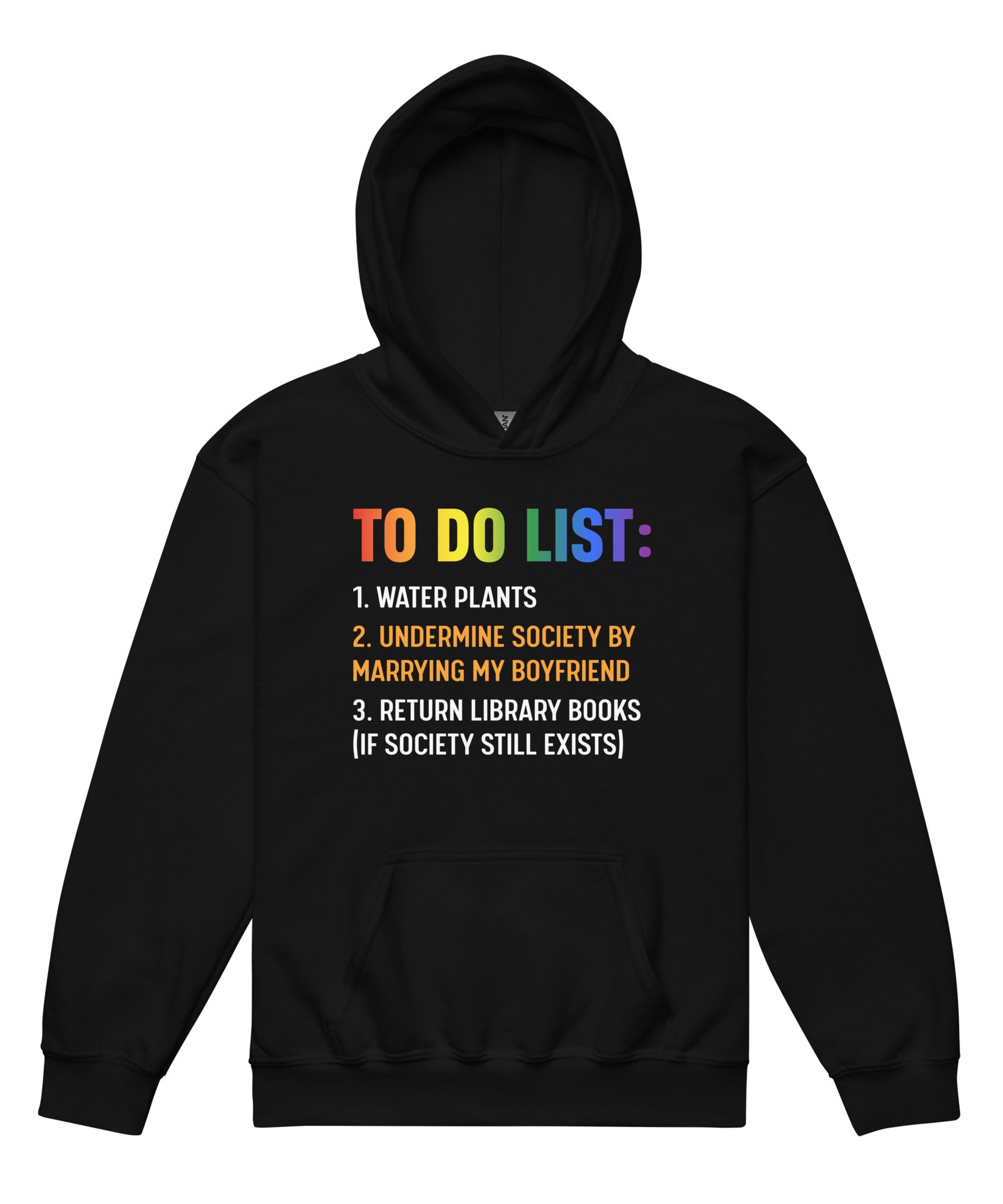 To do List - Youth heavy blend hoodie